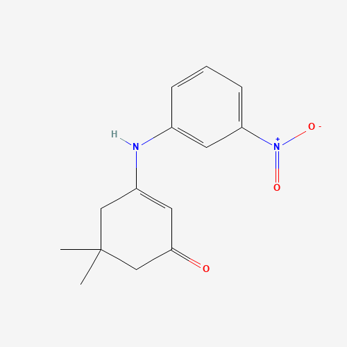 5,5-Dimethyl-3-[(3-nitrophenyl)amino]-cyclohex-2-en-1-one (CAS: 61997-86-2) - Related Chemical Product