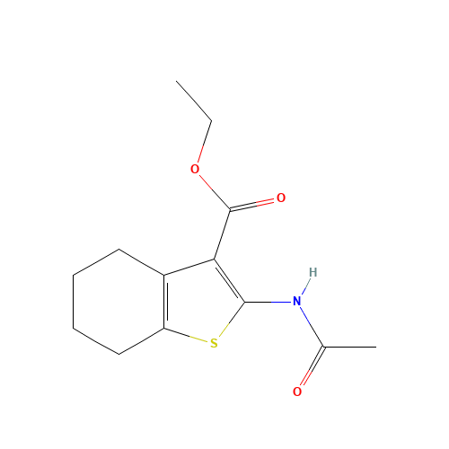 Ethyl 2-(acetylamino)-4,5,6,7-tetrahydro-1-benzothiophene-3-carboxylate (CAS: 5919-29-9) - Related Chemical Product