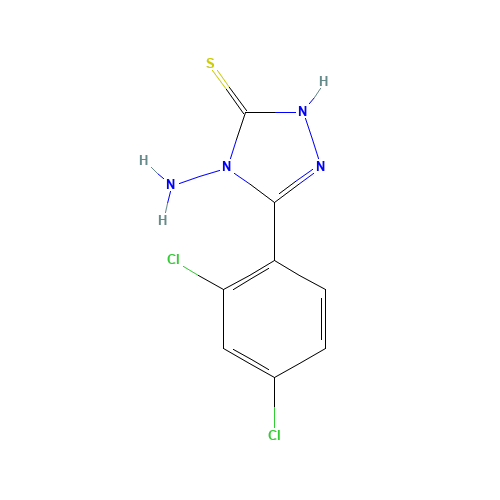 4-Amino-5-(2,4-dichlorophenyl)-4H-1,2,4-triazole-3-thiol (CAS: 93677-89-5) - Related Chemical Product