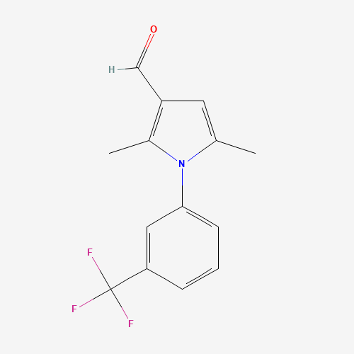 2,5-Dimethyl-1-[3-(trifluoromethyl)phenyl]-1H-pyrrole-3-carbaldehyde (CAS: 207233-99-6) - Related Chemical Product
