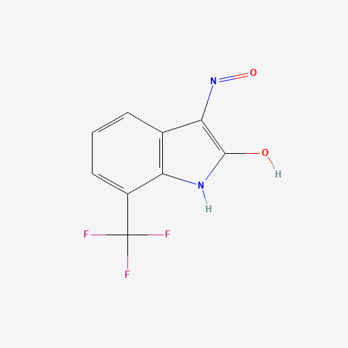 (3Z)-7-(Trifluoromethyl)-1H-indole-2,3-dione 3-oxime (CAS: 74396-78-4) - Related Chemical Product
