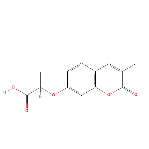2-[(3,4-Dimethyl-2-oxo-2H-chromen-7-yl)oxy]-propanoic acid (CAS: 35679-94-8) - Related Chemical Product