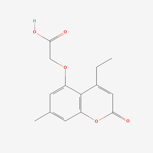 [(4-Ethyl-7-methyl-2-oxo-2H-chromen-5-yl)oxy]-acetic acid (CAS: 690681-33-5) - Related Chemical Product