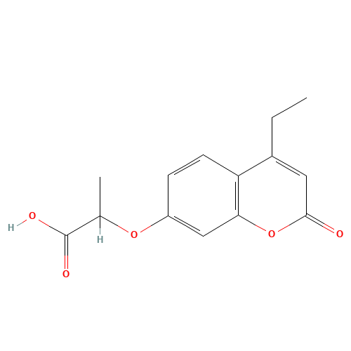 2-[(4-Ethyl-2-oxo-2H-chromen-7-yl)oxy]-propanoic acid (CAS: 314742-23-9) - Related Chemical Product