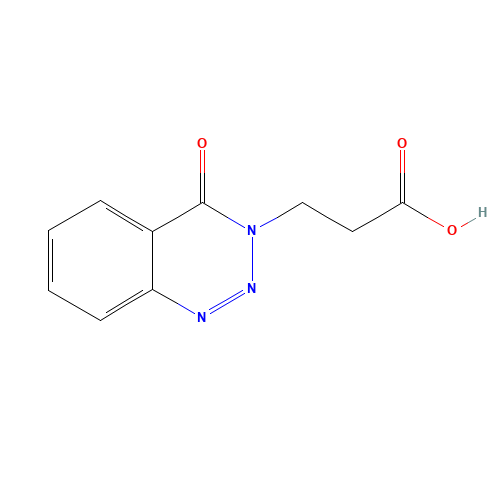3-(4-Oxo-1,2,3-benzotriazin-3(4H)-yl)propanoic acid (CAS: 51672-79-8) - Related Chemical Product