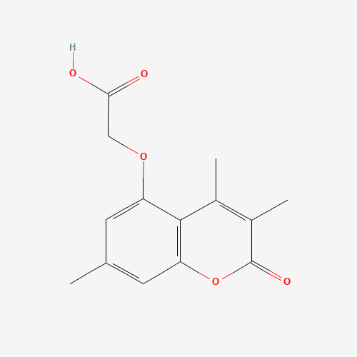 [(3,4,7-Trimethyl-2-oxo-2H-chromen-5-yl)oxy]-acetic acid (CAS: 853892-41-8) - Related Chemical Product