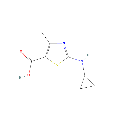 2-(Cyclopropylamino)-4-methyl-1,3-thiazole-5-carboxylic acid (CAS: 162651-10-7) - Related Chemical Product