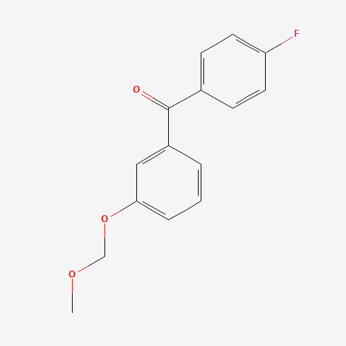 (4-Fluorophenyl)[3-(methoxymethoxy)phenyl]-methanone (CAS: 915923-61-4) - Related Chemical Product