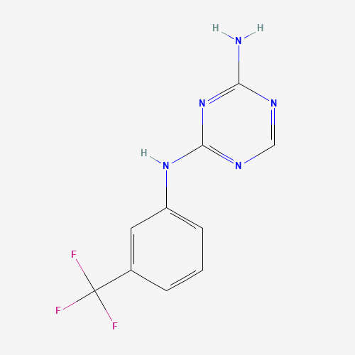 N-[3-(Trifluoromethyl)phenyl]-1,3,5-triazine-2,4-diamine (CAS: 3832-69-7) - Related Chemical Product