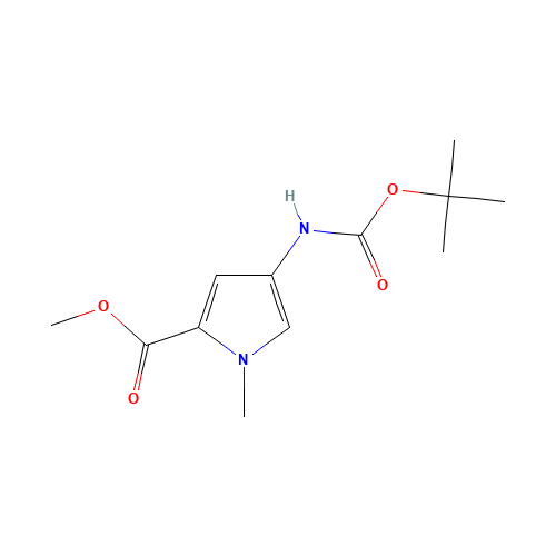 Methyl 4-(tert-butoxycarbonylamino)-1-methyl-1H-pyrrole-2-carboxylate (CAS: 126092-96-4) - Related Chemical Product