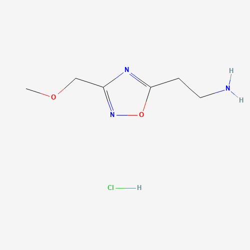 {2-[3-(Methoxymethyl)-1,2,4-oxadiazol-5-yl]-ethyl}amine hydrochloride (CAS: 1227465-69-1) - Related Chemical Product
