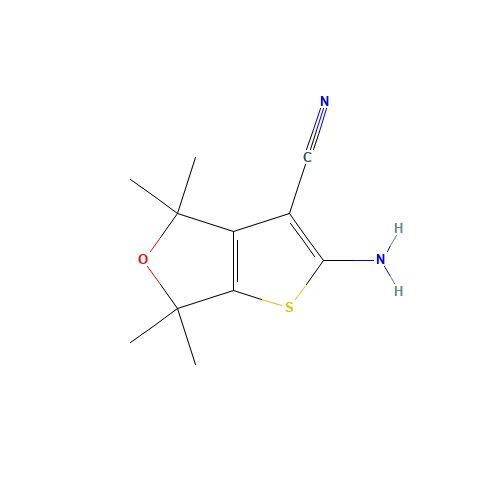2-Amino-4,4,6,6-tetramethyl-4,6-dihydrothieno-[2,3-c]furan-3-carbonitrile (CAS: 447412-24-0) - Related Chemical Product