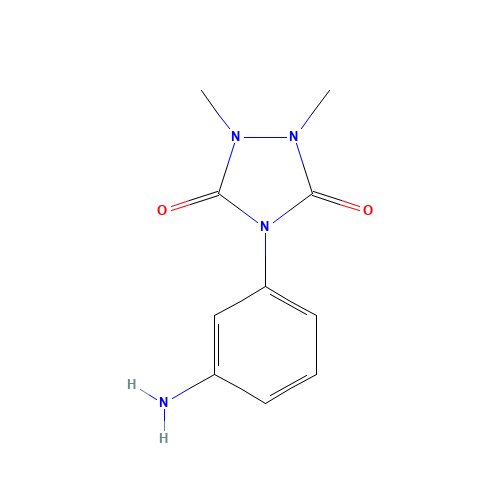 4-(3-Aminophenyl)-1,2-dimethyl-1,2,4-triazolidine-3,5-dione (CAS: 1160263-99-9) - Related Chemical Product