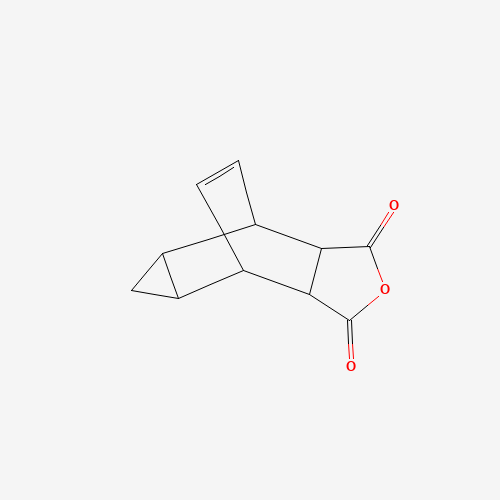 Hexahydro-1H-4,6-ethenocyclopropa[4,5]benzo-[1,2-c]furan-1,3(3aH)-dione (CAS: 24447-28-7) - Chemical Structure and Molecular Formula 