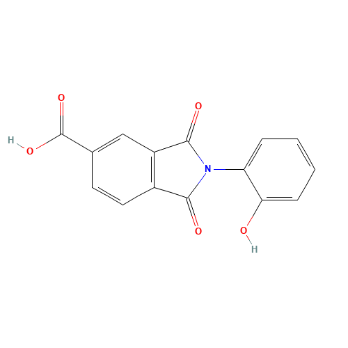 2-(2-Hydroxyphenyl)-1,3-dioxoisoindoline-5-carboxylic acid (CAS: 312746-96-6) - Related Chemical Product