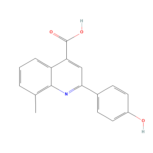 2-(4-Hydroxyphenyl)-8-methylquinoline-4-carboxylic acid (CAS: 669726-20-9) - Related Chemical Product