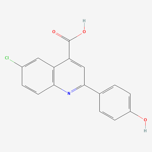 6-Chloro-2-(4-hydroxyphenyl)quinoline-4-carboxylic acid (CAS: 116734-19-1) - Related Chemical Product
