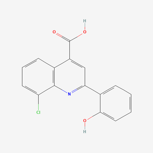8-Chloro-2-(2-hydroxyphenyl)quinoline-4-carboxylic acid (CAS: 667412-65-9) - Related Chemical Product