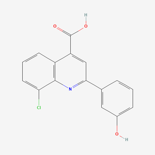 8-Chloro-2-(3-hydroxyphenyl)quinoline-4-carboxylic acid (CAS: 669739-31-5) - Related Chemical Product