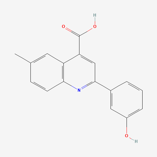2-(3-Hydroxyphenyl)-6-methylquinoline-4-carboxylic acid (CAS: 669740-21-0) - Related Chemical Product