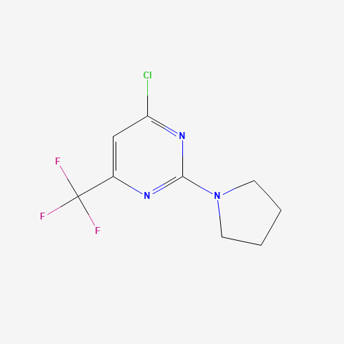 4-Chloro-2-pyrrolidin-1-yl-6-(trifluoromethyl)-pyrimidine (CAS: 915922-37-1) - Related Chemical Product