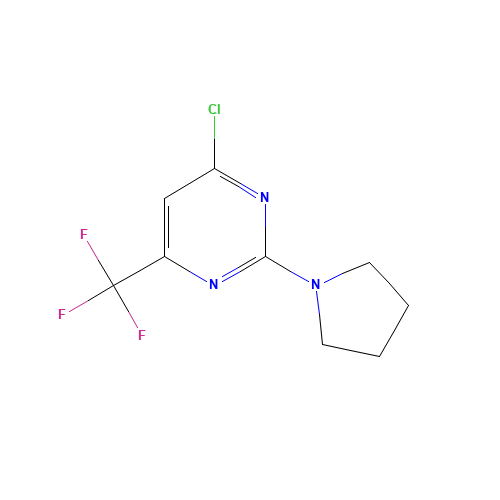 4-Chloro-2-pyrrolidin-1-yl-6-(trifluoromethyl)-pyrimidine (CAS: 915922-37-1) - Related Chemical Product