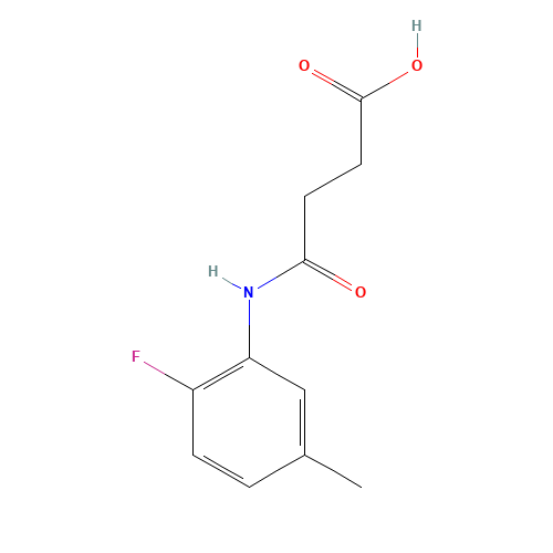 4-[(2-Fluoro-5-methylphenyl)amino]-4-oxobutanoic acid (CAS: 904766-63-8) - Related Chemical Product