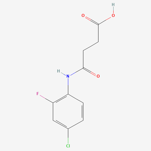 4-[(4-Chloro-2-fluorophenyl)amino]-4-oxobutanoic acid (CAS: 904810-52-2) - Related Chemical Product