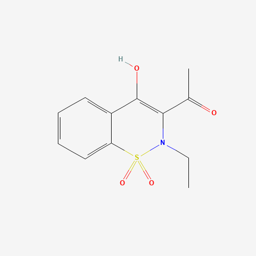 1-(2-Ethyl-4-hydroxy-1,1-dioxido-2H-1,2-benzothiazin-3-yl)ethanone (CAS: 919751-89-6) - Related Chemical Product