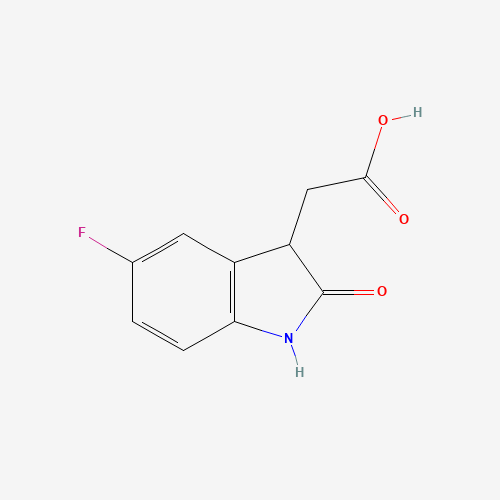 (5-Fluoro-2-oxo-2,3-dihydro-1H-indol-3-yl)-acetic acid (CAS: 915920-32-0) - Related Chemical Product