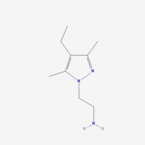 [2-(4-Ethyl-3,5-dimethyl-1H-pyrazol-1-yl)ethyl]-amine (CAS: 562815-62-7) - Related Chemical Product