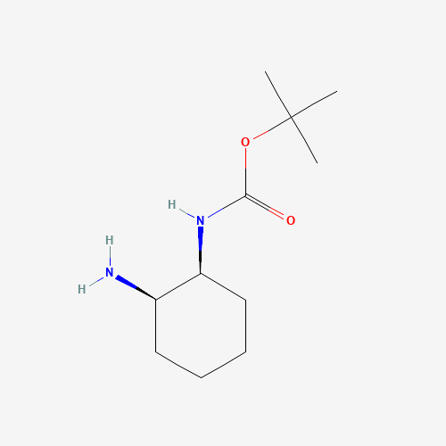 tert-Butyl N-[(1S,2R)-2-aminocyclohexyl]carbamate (CAS: 365996-30-1) - Chemical Structure and Molecular Formula 