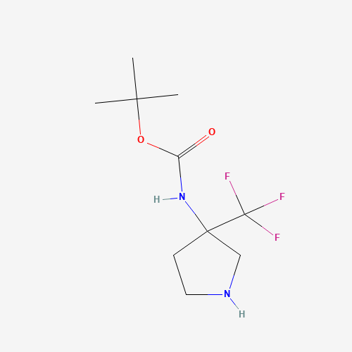 tert-Butyl[3-(trifluoromethylpyrrolidine-3-yl)]-carbamate (CAS: 186203-13-4) - Related Chemical Product
