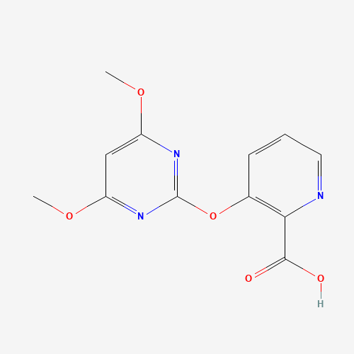 3-[(4,6-Dimethoxypyrimidin-2-yl)oxy]pyridine-2-carboxylic acid monohydrate (CAS: 113582-66-4) - Chemical Structure and Molecular Formula 