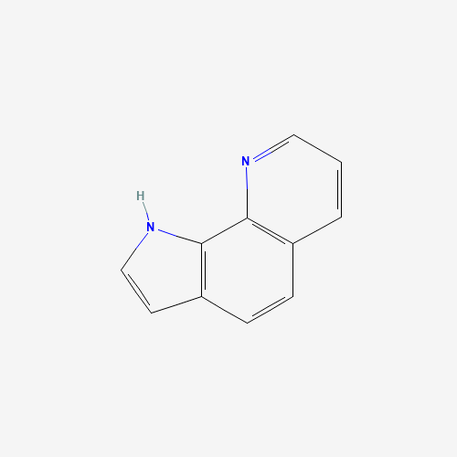1H-Pyrrolo[3,2-h]quinoline (CAS: 233-88-5) - Chemical Structure and Molecular Formula 