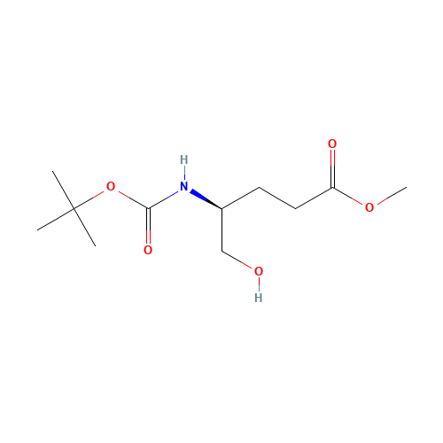 (S)-Methyl 4-[(tert-butoxycarbonyl)amino]-5-hydroxypentanoate (CAS: 126587-35-7) - Related Chemical Product