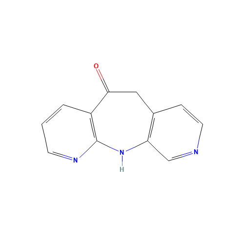 6,11-Dihydro-5H-dipyrido[2,3-b:4',3'-f]-azepin-5-one (CAS: 933768-16-2) - Chemical Structure and Molecular Formula 