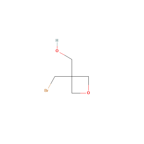 [3-(Bromomethyl)oxetan-3-yl]methanol (CAS: 22633-44-9) - Chemical Structure and Molecular Formula 