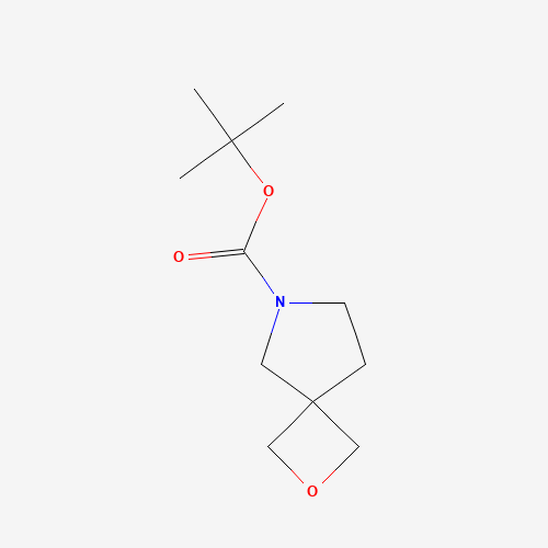 2-Oxa-6-azaspiro[3.4]octane-6-carboxylic acid tert-butyl ester (CAS: 1245816-31-2) - Chemical Structure and Molecular Formula 