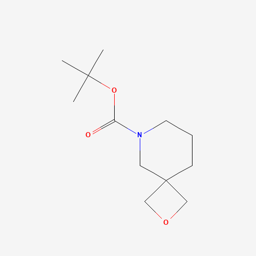 2-Oxa-6-azaspiro[3.5]nonane-6-carboxylic acid tert-butyl ester (CAS: 1245816-29-8) - Chemical Structure and Molecular Formula 