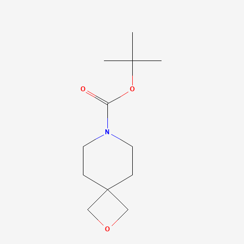 2-Oxa-7-azaspiro[3.5]nonane-7-carboxylic acid tert-butyl ester (CAS: 240401-27-8) - Chemical Structure and Molecular Formula 