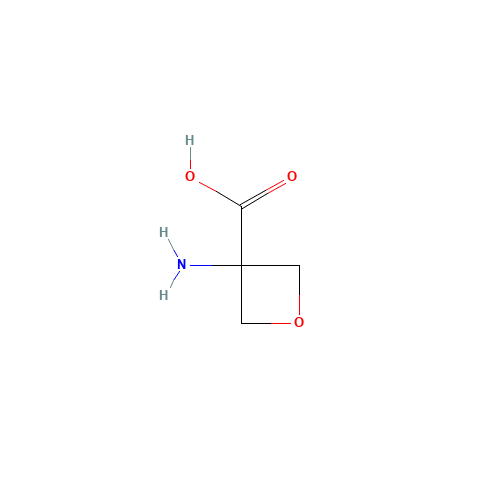 3-Aminooxetane-3-carboxylic acid (CAS: 138650-24-5) - Chemical Structure and Molecular Formula 