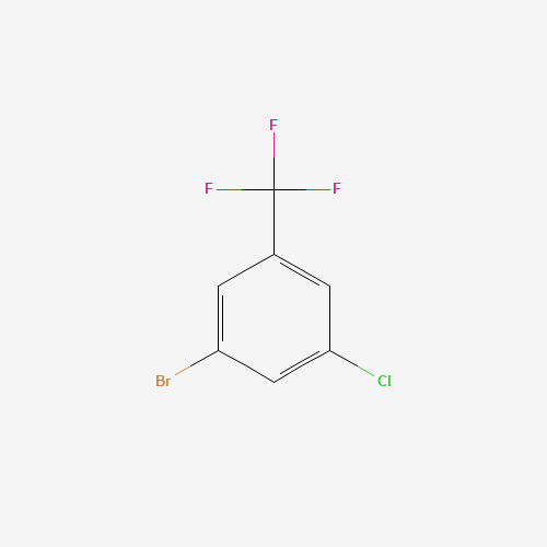 3-Bromo-5-chlorobenzotrifluoride (CAS: 928783-85-1) - Chemical Structure and Molecular Formula 