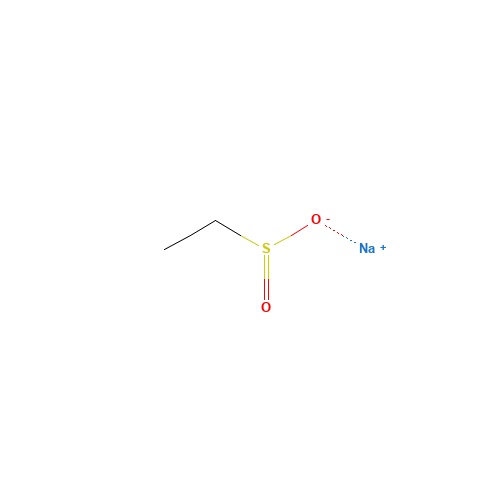 Ethane sulfinic acid sodium salt (CAS: 20035-08-9) - Chemical Structure and Molecular Formula 