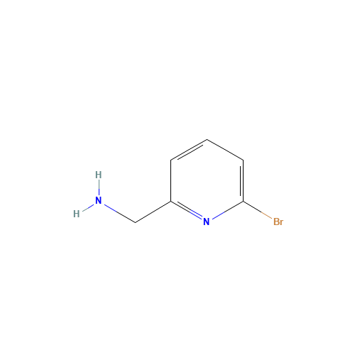 6-(Bromopyridin-2-yl)methylamine (CAS: 188637-63-0) - Chemical Structure and Molecular Formula 