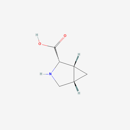 (1S,2R,5R)-3-Azabicyclo[3.1.0]hexane-2-carboxylic acid (CAS: 33294-81-4) - Chemical Structure and Molecular Formula 