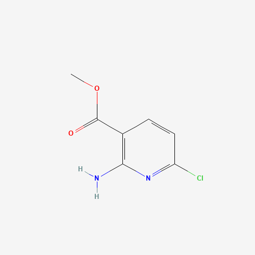 Methyl 2-amino-6-chloronicotinate (CAS: 849805-25-0) - Chemical Structure and Molecular Formula 