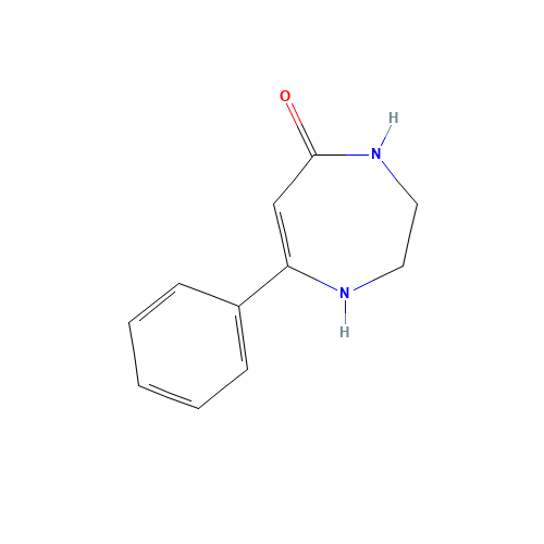 7-Phenyl-2,3,4,5-tetrahydro-1H-1,4-diazepin-5-one (CAS: 57552-95-1) - Related Chemical Product