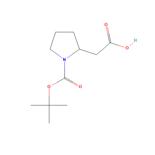 2-{1-[(tert-Butoxy)carbonyl]pyrrolidin-2-yl}acetic acid (CAS: 194154-91-1) - Related Chemical Product