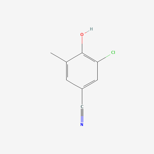3-Chloro-5-methyl-4-hydroxybenzonitrile (CAS: 173900-45-3) - Chemical Structure and Molecular Formula 